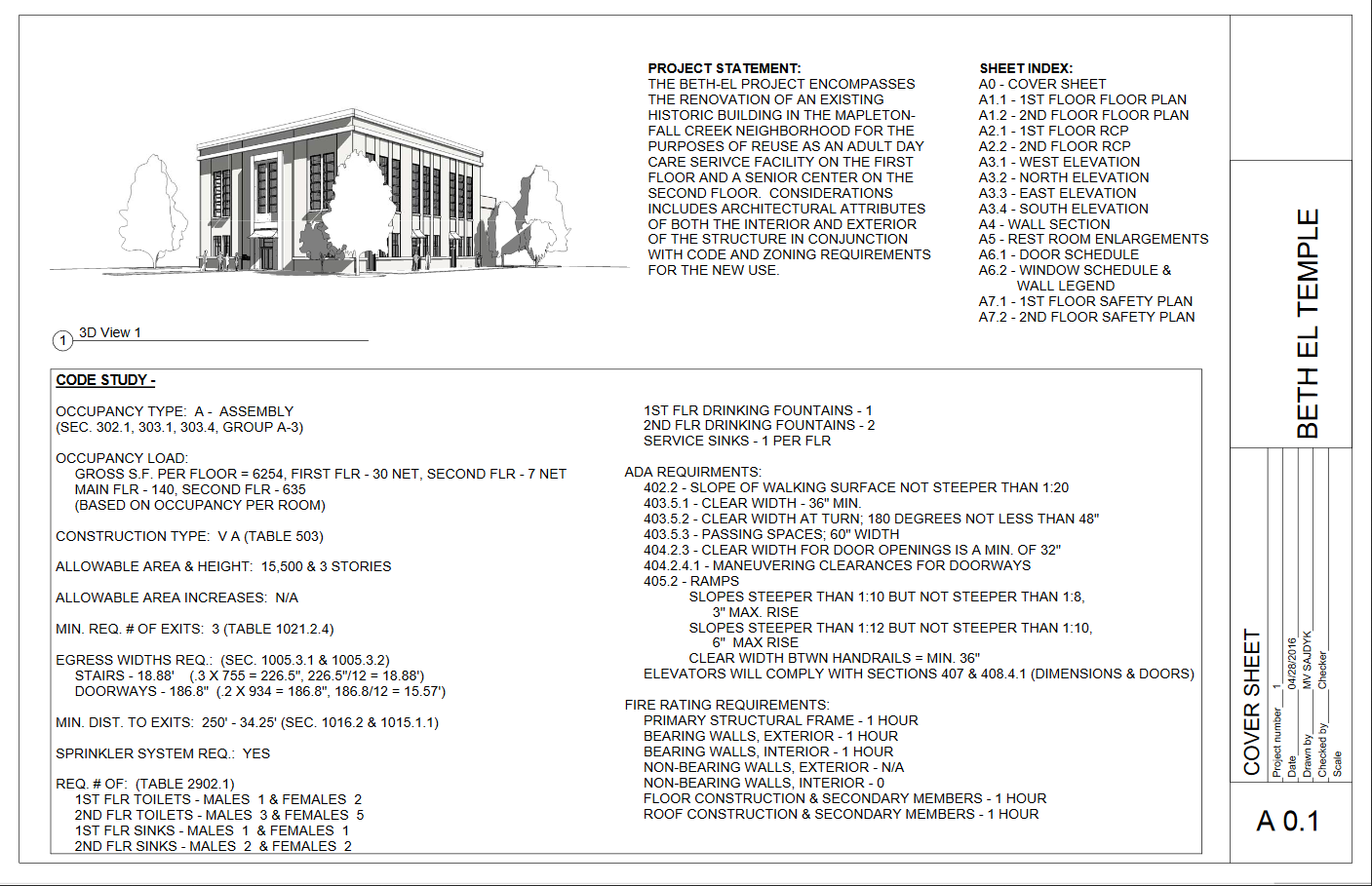 Construction Cover Sheet - Infoupdate.org